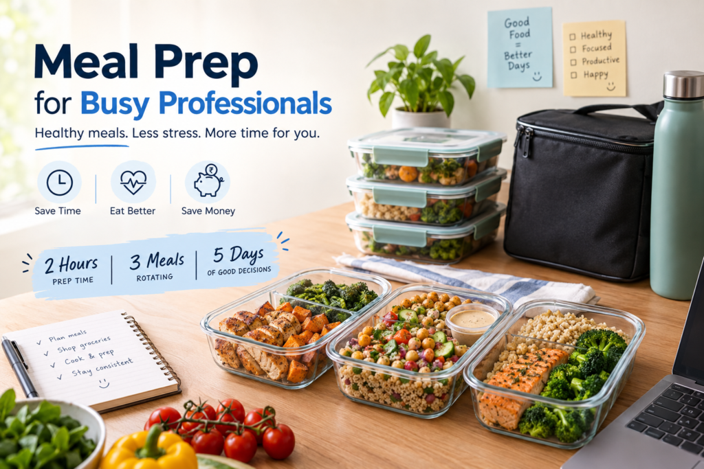meal prep for busy professionals